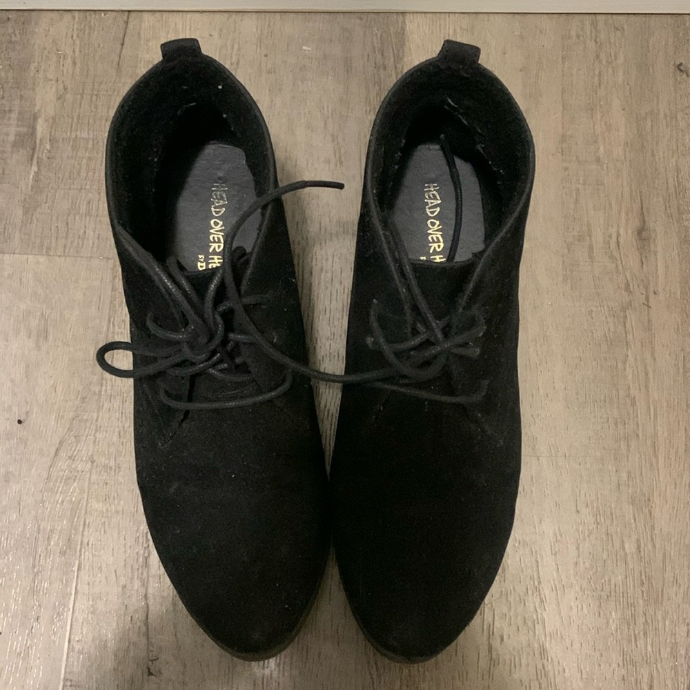 Head over heels by Dune suede ankle boots black